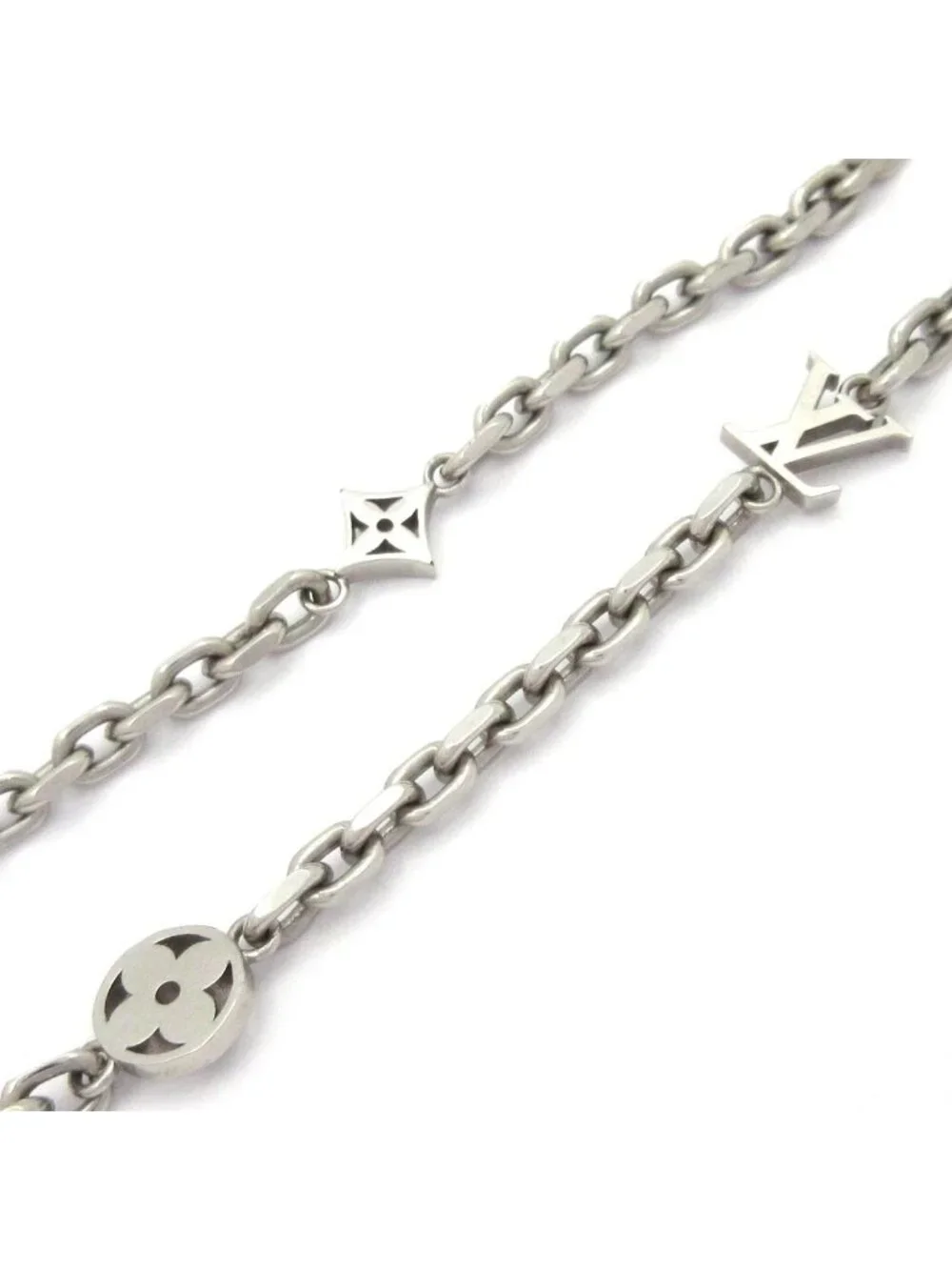 Louis Vuitton Necklace Chain LV Yours Silver